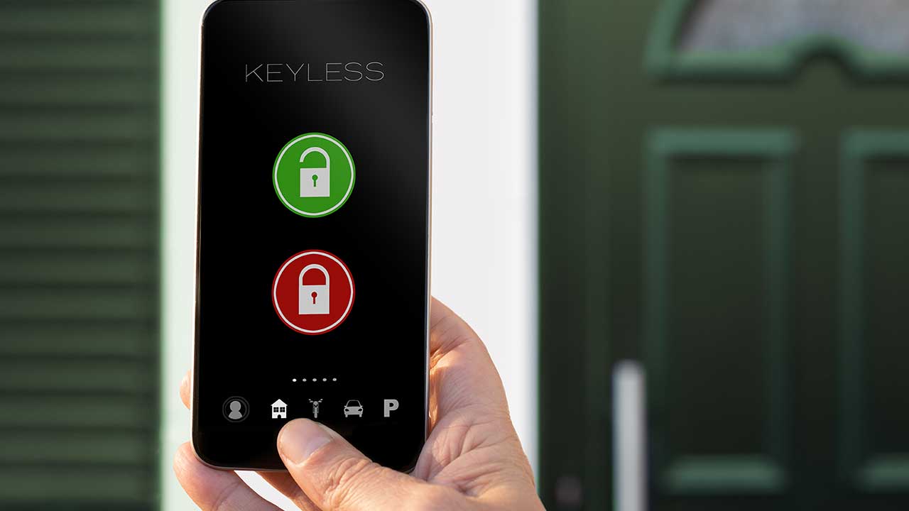 cerradura electrónica invisible